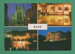 Royaume-Uni Bath The Abbey ( Multivues, Abbaye Saint-Pierre, Pont ) - Bath