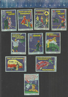 CAREFUL IN TRAFFIC - ATTENTION DANS LA CIRCULATION Matchbox Labels LITHUANIA - Zündholzschachteletiketten