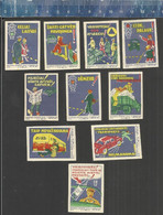 CAREFUL IN TRAFFIC - ATTENTION DANS LA CIRCULATION Matchbox Labels LITHUANIA - Zündholzschachteletiketten