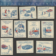 CAREFUL IN TRAFFIC - ATTENTION DANS LA CIRCULATION Matchbox Labels LITHUANIA - Zündholzschachteletiketten