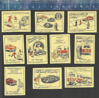 CAREFUL IN TRAFFIC - ATTENTION DANS LA CIRCULATION Matchbox Labels LITHUANIA - Zündholzschachteletiketten