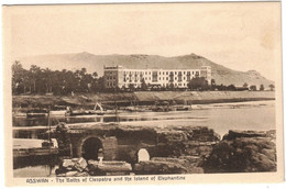 Egypte - Assouan - Asswan - The Baths Of Cleopatra And The Island Of Elephantine - Carte Postale Vierge - Aswan