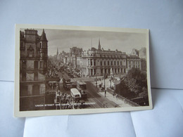 UNION STREET AND UNION TERRACE ABERDEEN ECOSSE ABERDEENSHIRE CPA THIS IS REAL PHOTOGRAPH - Aberdeenshire