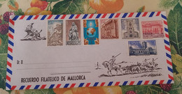 Enveloppe Recuerdo Filatelico De MALLORCA 7 Timbres Non Oblitérés - Collections