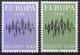 ISLAND 1972 Mi-Nr. 461/62 ** MNH - CEPT - 1972