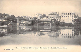 FRANCE - 94 - LA VARENNE CHENNEVIERES - LA MARNE ET LE PONT DE CHENNEVIERES - Carte Postale Ancienne - Altri & Non Classificati