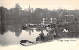 FRANCE - 94 - CRETEIL - L'ancien Barrage - Pêcheur à La Pipe - Carte Postale Ancienne - Creteil