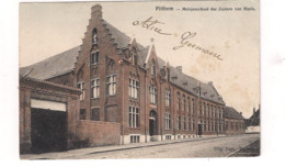 Belgique Carte Postale PITTHEM  Meisjesschool Der Zusters Van Maria .Oblitération THIELT 1917 - Pittem