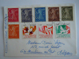 Portugal Lettre Cover 1981 Saint Jean De Dieu, Mouvement Du 25 Avril Yv 734-739 + 1255-1257 - Cartas & Documentos