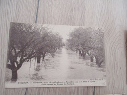 CPA 84 Vaucluse Avignon Inondations 1907 Les Allées De L'Oulle - Avignon