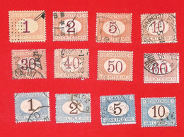 1870  1894 (3/14) Cifra Del Valore In Un Ovale E Diciture Orizzontali - Leggi Bene - Postage Due