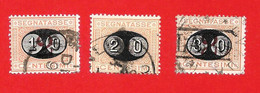 1890  1891 (17/19) Mascherine La Serie - Postage Due