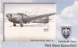 Turkey, TR-C-127, Turkish Air Force, Focke Wulf FW-58 1938-?, Airplane, 2 Scans. - Türkei