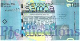 SAMOA 10 TALA 2008 PICK 39a UNC LOW SERIAL NUMBER "WT00038**" - Samoa