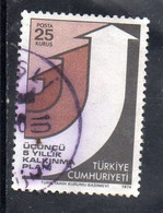 1974 Turchia - Sviluppo - Gebruikt