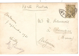 2716PR/ CP Souvenir De Batoum Obl Batoum 1931 > Blaugies (Dour) Belgique - Géorgie