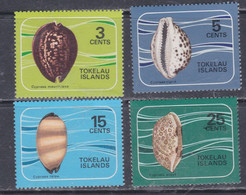 Tokelau N° 41 / 44 XX  Coquillages,  La Série Des 4 Valeurs, Sans Charnière, TB - Tokelau