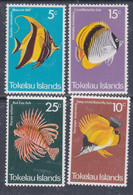 Tokelau N° 45 / 48 XX   Poissons,  La Série Des 4 Valeurs, Sans Charnière, TB - Tokelau