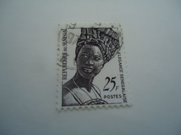 SENEGAL   USED STAMPS  WOMENS   WITH POSTMARK - Sénégal (1960-...)