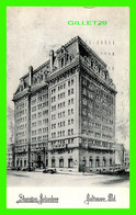 BALTIMORE, MD - SHERATON BELVEDERE HOTEL - TRAVEL IN 1918 -  THOMSEN-ELLIS-HUTTON CO - - Baltimore
