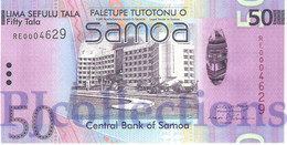 SAMOA 50 TALA 2008 PICK 41a UNC LOW SERIAL NUMBER "RE00046**" - Samoa