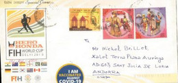 Hero Honda Hockey World Cup New Delhi 2010 | FIH. Letter To Andorra (Principat) - Jockey (sobre Hierba)