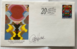 BJØRN WIINBLAD STAMP AND PROPOSAL FOR UNITED NATIONS STAMP On Commemorative Cover - Covers & Documents