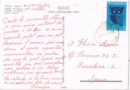 48843. Postal HERAKLION (grecia) 1970. Vista Del THESEION De Atenas. Tema EUROPA - Cartas & Documentos