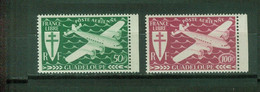 FC GLP04 Guadeloupe Poste Aérienne YT N° 4 5 Neufs - Airmail