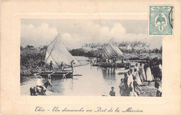 Nouvelle Calédonie - Thio - Un Dimanche Au Port De La Mission - Barque - Animé - Edit. F.D. - Carte Postale Ancienne - Nouvelle-Calédonie