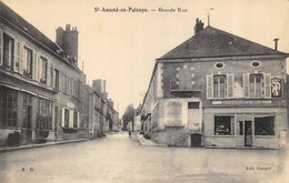 CPA  58 SAINT AMAND EN PUISAYE GRANDE RUE Commerces - Saint-Amand-en-Puisaye