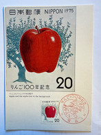 BIG RED APPLE 1975 CULTIVATION JAPAN STAMP PUBLICITY ASSOCIATION  No 275 Postal Stationary W 20 Stamp - Covers & Documents