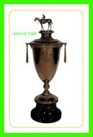 LOUISVILLE, KY - TROPHY OF THE KENTUCKY DERBY AT CHURCHILL DOWNS - BLUE GLASS SOUVENIRS - - Louisville