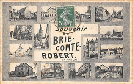 Brie Comte Robert            77          Souvenir De   14 Minivues         (voir Scan) - Brie Comte Robert