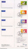 HONG KONG (2023) Postage Prepaid Lunar Year Greeeting Card - Year Of The Rabbit - Set Of Four Postcards Airmail - Postwaardestukken