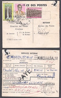 Ca0551  ZAIRE 1975,  Mixed Stamps On Kinshasa 18 Mandat - Covers & Documents