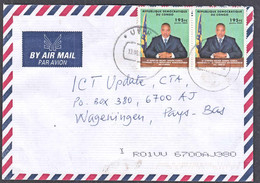 Cd0027  CONGO (Kin) 2005,  Kabila Stamps On Uvira Cover To Netherlands - Lettres