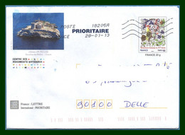 PAP TSC Enluminure COQ Repiqué Château D'if Marseille Monuments Nationaux 2013 - Prêts-à-poster:Stamped On Demand & Semi-official Overprinting (1995-...)