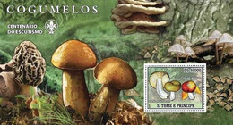 ST TOME ET PRINCIPE Champignons, Champignon, Mushrooms, Scoutisme, Feuillet émis En 2007 ** MNH - Pilze