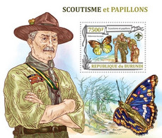 BURUNDI Papillons, Papillon, Insectes, Butterflies, Mariposas, Scoutisme. Yvert BF 342 ** MNH - Mariposas