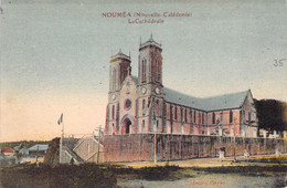 Nouvelle Calédonie - Nouméa - La Cathédrale - Clocher - Horloge - Colorisé - Carte Postale Ancienne - Nuova Caledonia