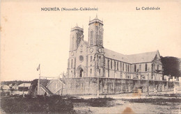 Nouvelle Calédonie - Nouméa - La Cathédrale - Clocher - Horloge - Carte Postale Ancienne - Nueva Caledonia