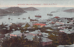 Nouvelle Calédonie - Nouméa - Entrée De La Passe - Colorisé- Bateau - Mer - Carte Postale Ancienne - Neukaledonien