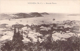 Nouvelle Calédonie - Nouméa - Grande Passe - Panorama - Mer - Bateau - Carte Postale Ancienne - Nieuw-Caledonië
