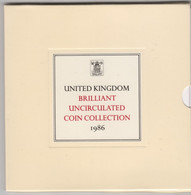 UK - 1986 Year Set BUNC Royal Mint Presentation Pack - Nieuwe Sets & Proefsets