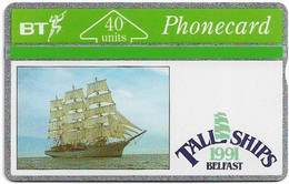 UK - BT - L&G - BTC-044 - Belfast Tall Ships Race 1991 - 107C - 40Units, 7.808ex, Mint - BT Commemorative Issues
