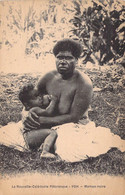 Nouvelle Calédonie - Nouméa - Voh - Maman Noire - Femme Sein Nu - Allaitement - Edit. Béchade - Carte Postale Ancienne - Nieuw-Caledonië