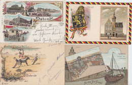 BELGIUM 28 Vintage Litho Postcards Mostly Pre-1910 (L3847) - Collections & Lots