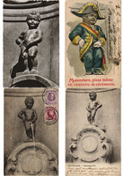 MANNEKEN PISS BRUSSELS BELGIUM 165 Vintage Postcards Pre-1950 (L5241) - Sammlungen & Sammellose