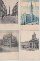 BRUSSELS BRUXELLES BELGIUM 222 Vintage Postcards Mostly Pre-1920 (L5915) - Collections & Lots